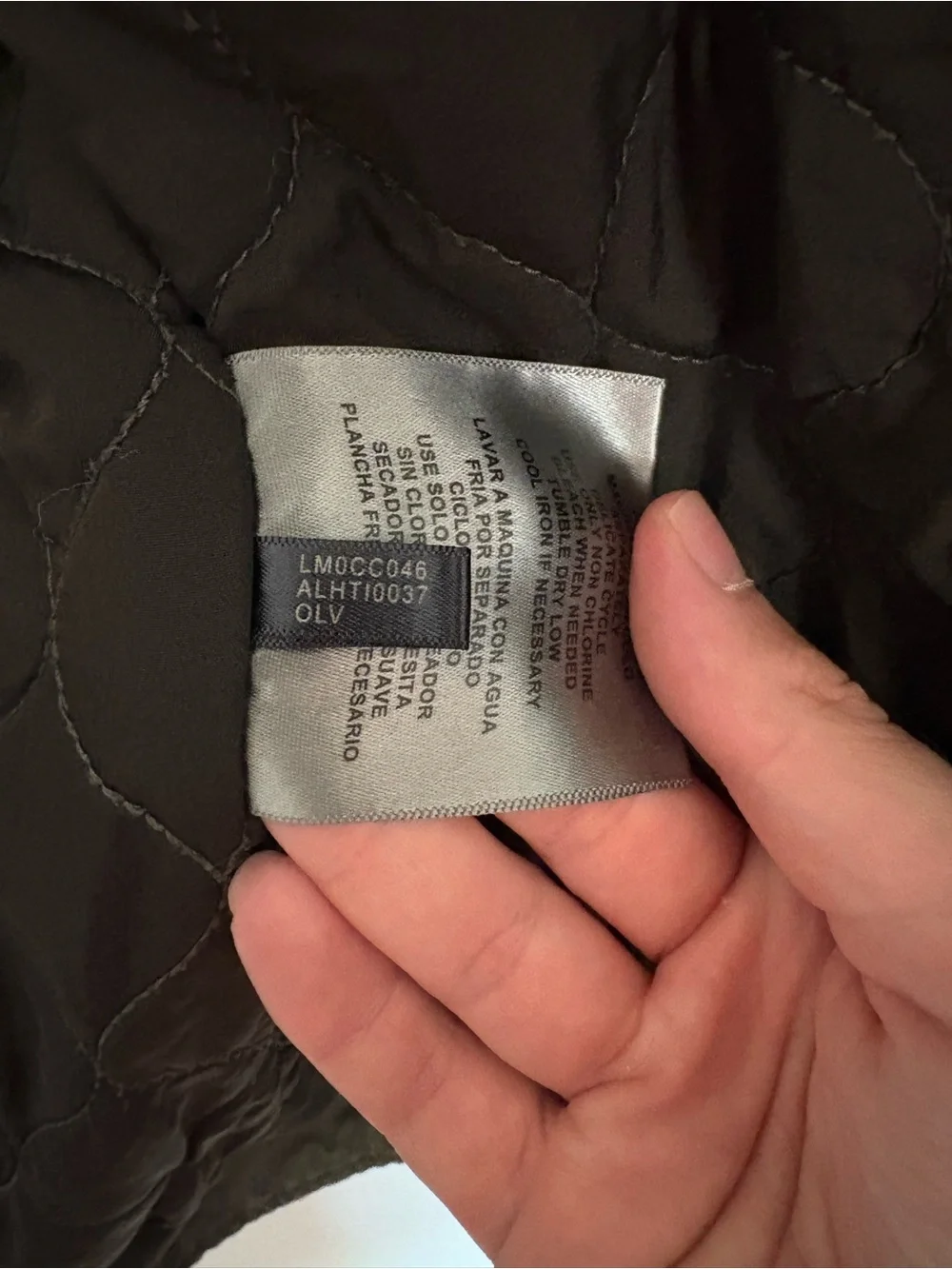 Levi’s Quilted Field Jacket - Olive Green - Large